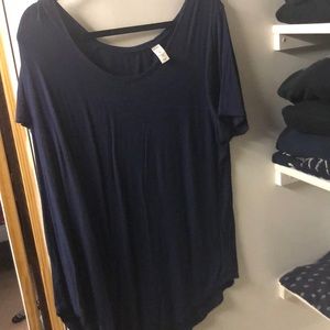 Blue loose t shirt